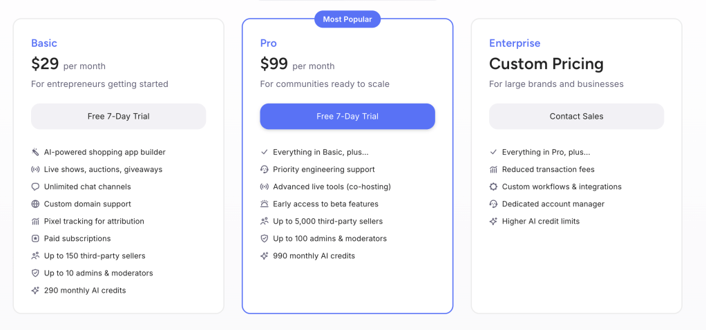 Start building today with a 7-day free&nbsp;trial
