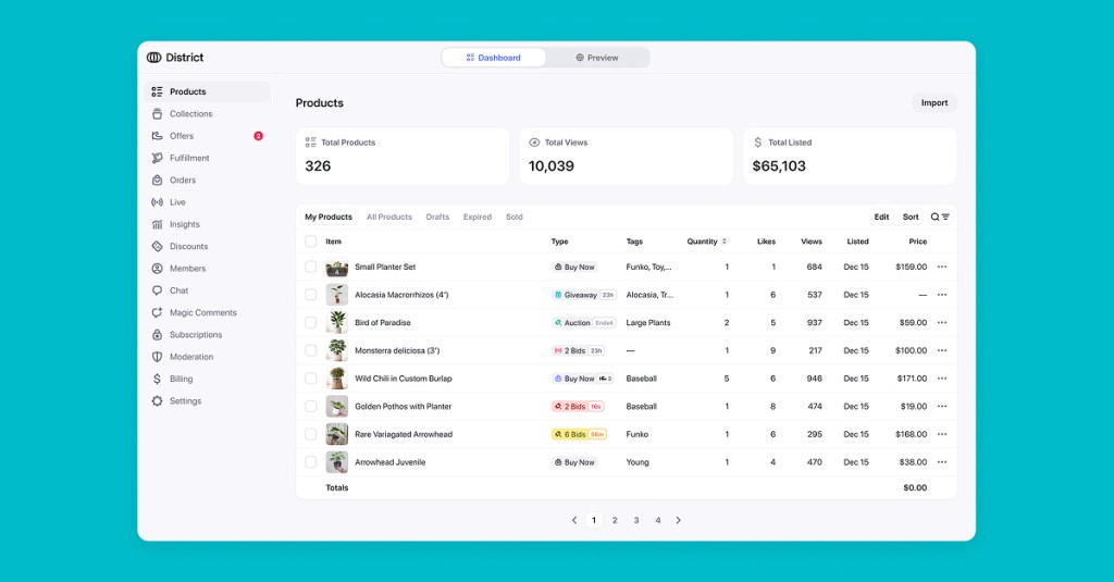 Update: Dashboard Design